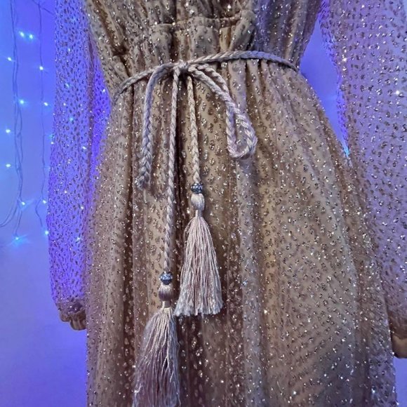 Rose Gold sparkling party dress - Picture 3 of 5